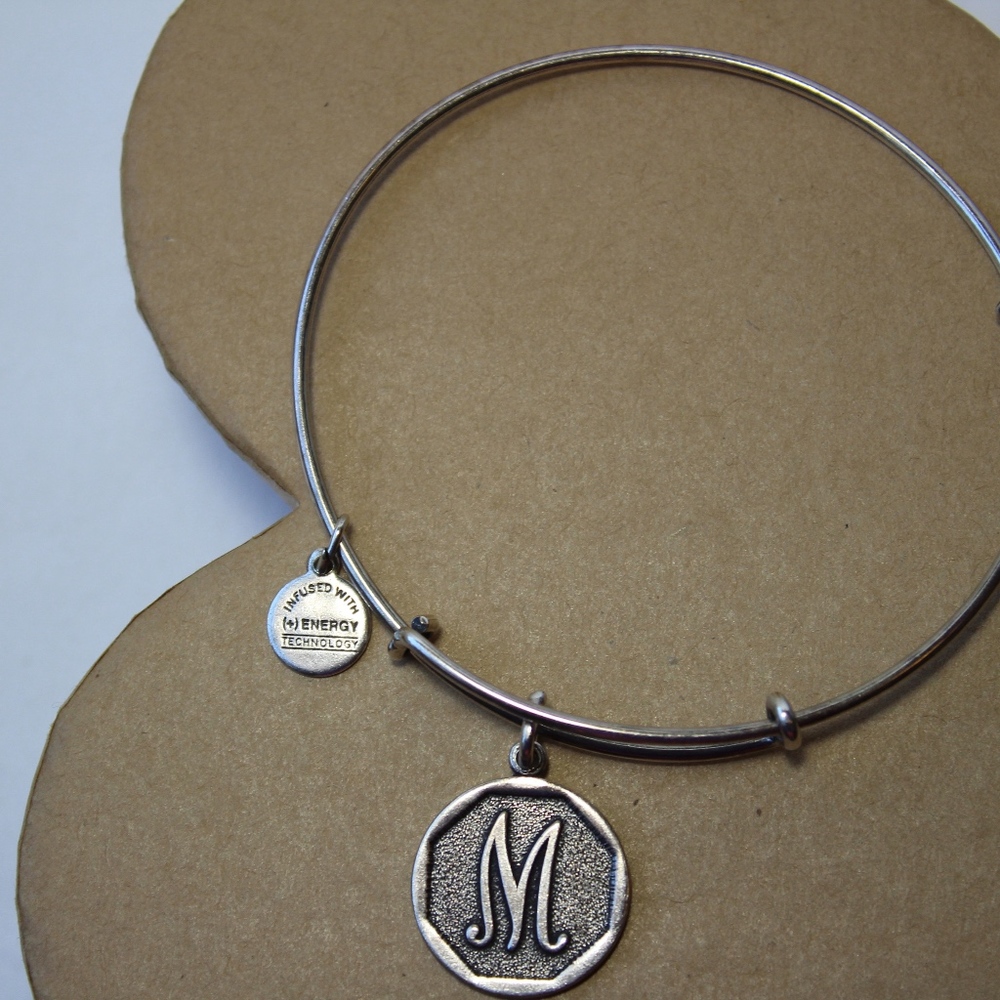 Alex and Ani "M" Monogram Bracelet